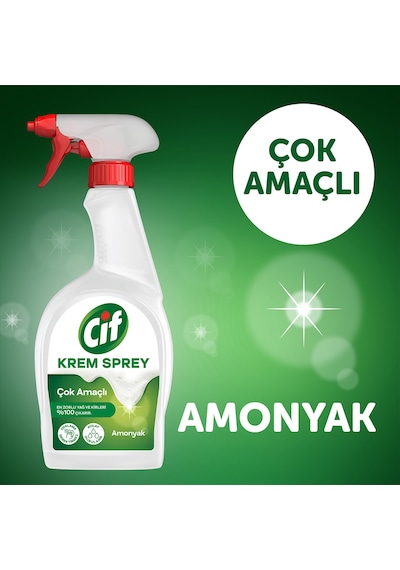 Cif Krem Sprey Yüzey Temizleyici 2 x 750 ML