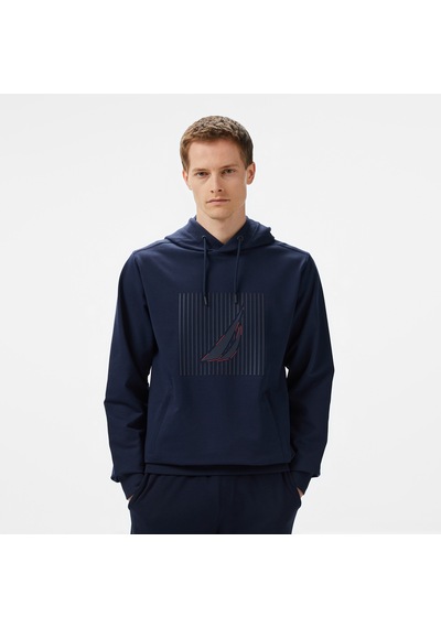 Nautica Erkek Lacivert Regular Fit Sweatshirt Düz K55503t Lacivert