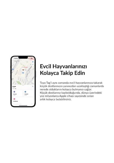 TUYA Smart Tag Apple Uyumlu iOS Lisanslı Gps Takip Cihazı TTFM-10