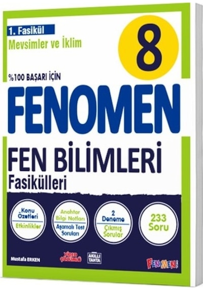 Fenomen Yayınları Fenomen 8 Fen Bilimleri 1.2.3.4.5.6 Fasikül