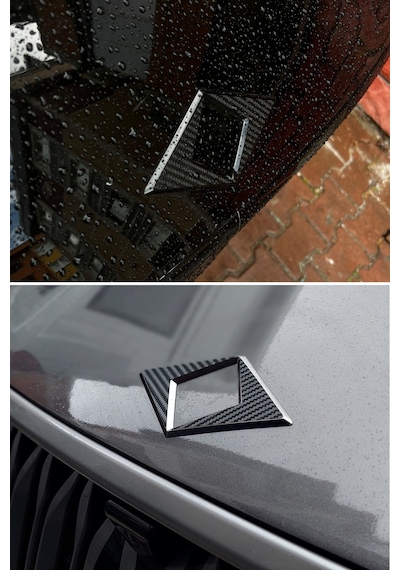 Togg T10x Uyumlu Amblem Kaplama Sticker Set Parlak Siyah