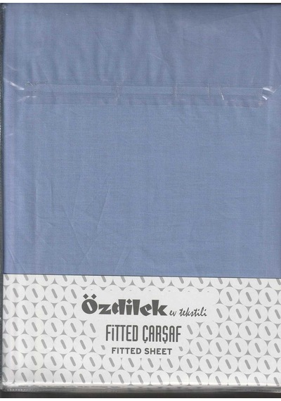 Özdilek Çarşaf Lastikli Yastık Kılıflı Ranforce 100 200 G.mavı Colourıst