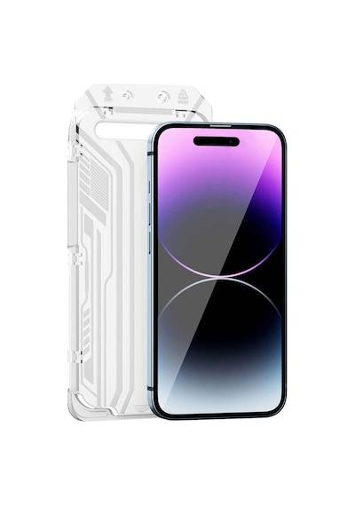 Apple iPhone 15 Uyumlu Plus Wiwu Sq-005 Easy İnstall İvista Super Hardness Ekran Koruyucu