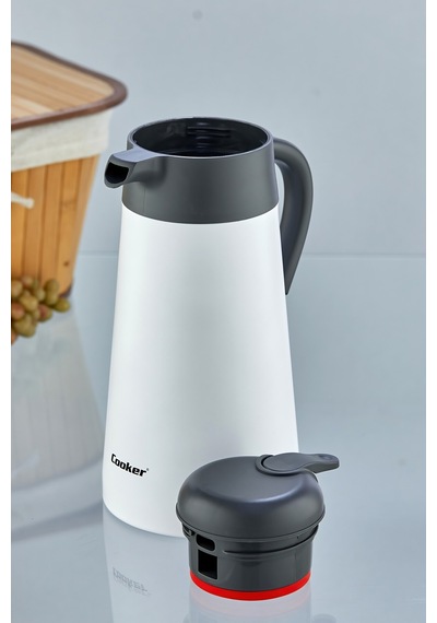 Cooker Colorstay Dailyserve 2 Litre Paslanmaz Çelik Termos Ckr2113 Beyaz