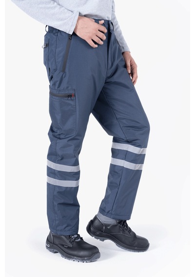 Çift Reflektörlü Su Geçirmez Pantolon Lacivert