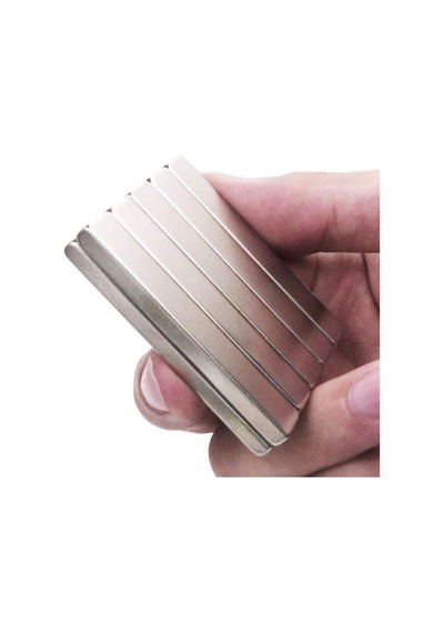 2 Adet 50mm X 10mm X 5mm Köşeli Süper Güçlü Neodyum Mıknatıs
