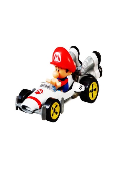 Hot Wheels Mario Kart Karakter Araçlar Baby Mario Grn12