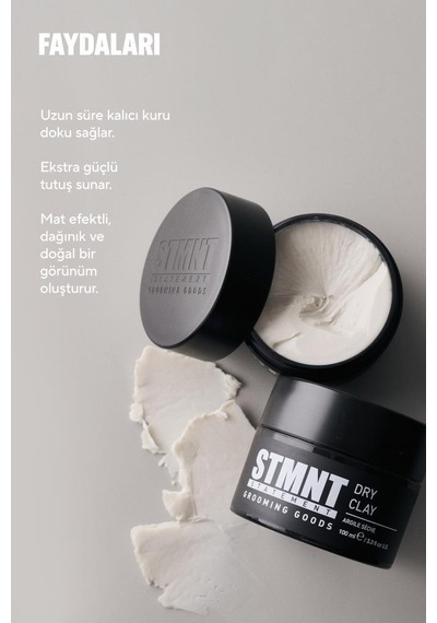 Stmnt Ekstra Mat Çok Güçlü Tutuş Saç Şekillendirici Kil 100ml