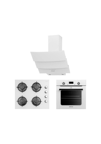 Itimat  AF550 - 1530 - 9019 Beyaz Ankastre Dijital Pro Set