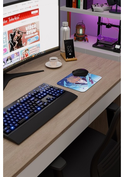 Childe Genshin Impact Anime Gacha V1 - 22x18 Gaming Mouse Pad Fare Altlığı