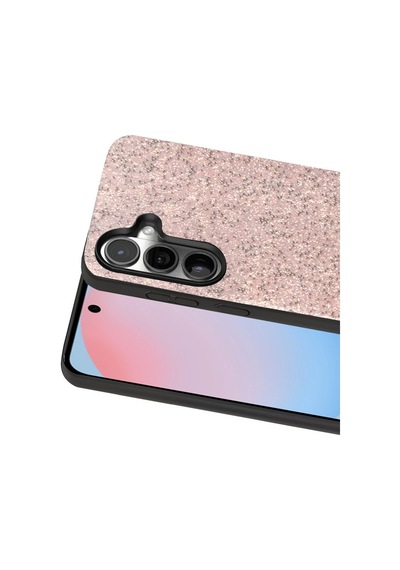 Onegif Samsung Galaxy S24 Fe Bright Simli Kapak - Pembe