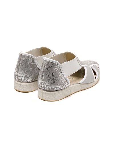Sandalet Kadın 169 Green Life Stretch Women's Footwear Silver Silver Gri