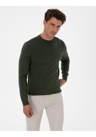 Pierre Cardin Erkek Koyu Haki Kazak /triko 50315456-vr111 Koyu Haki Pierre Cardin Erkek Koyu Haki Kazak /triko 50315456-vr111 Koyu Haki