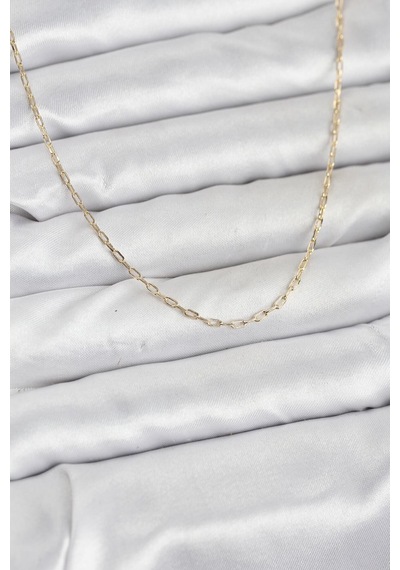 Cm 14k Gold Renk Ataç Zincir Model 60 Cm Kadın Kolye - Çok Renkli