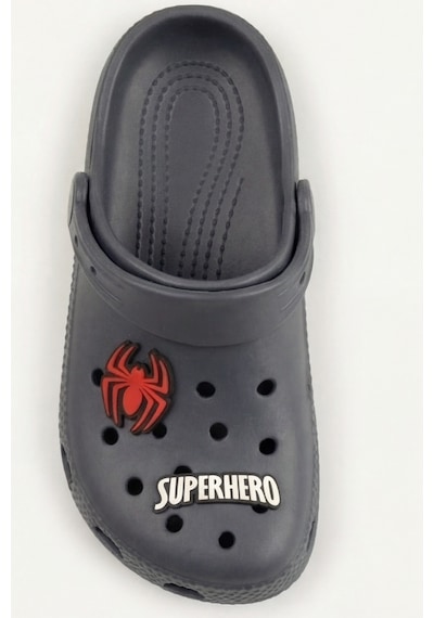 Hero-clog Macera Serisi - Koyu Gri Maske Figürlü Erkek Çocuk - Bebek Terlik Ve Sandalet: Ultra H... Antrasit - Gri Hero-clog Macera Serisi - Koyu Gri Maske Figürlü Erkek Çocuk - Bebek Terlik Ve Sandalet: Ultra H... Antrasit - Gri