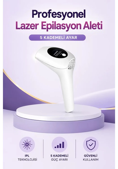 Ipl Lazer Epilasyon Aleti 5 Kademeli Güç Ayarlı Mh-hs7708-3515