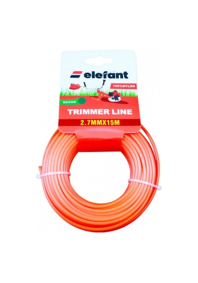 Tırpan Misinası Motorlu Tırpan Yuvarlak Misina 2,7mm X 15 Metre