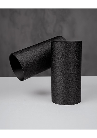 Canon Style Modern Masa Lambası 3d Baskı Tasarım Siyah Silindir Gövdeli Aydınlatma-191 Gün Işığı