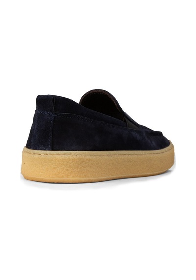 Deery Erkek Süet Lacivert Loafer Ayakkabı - 02047mlcvc01