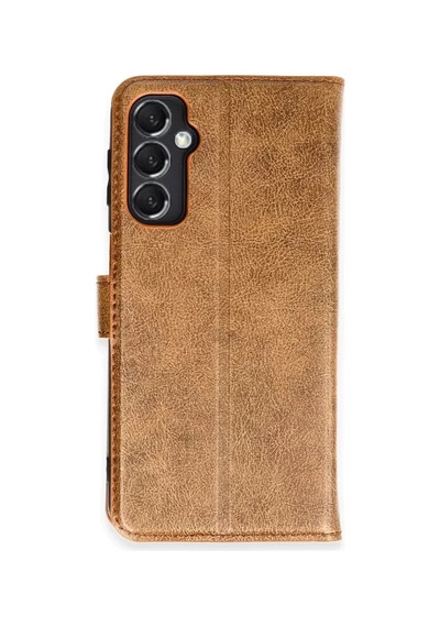 Newface Samsung Galaxy M34 5g Kılıf Trend S Plus Kapaklı Kılıf - Taba