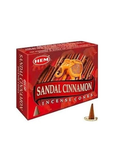Sandal Cinnamon Sandal Tarçın Konik Tütsü 10 Lu Paket