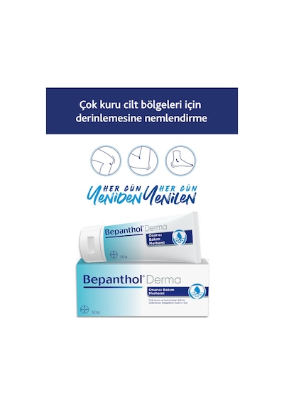 Bepanthol Çok Kuru Ciltler için Onarıcı Bakım Merhemi 2 x 50 G