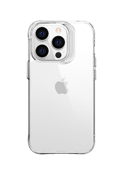 Zeyline Apple Uyumlu iPhone 14 Pro Max Zore Şeffaf Ultra İnce Airbag Tasarımlı Okka Kapak-renksiz