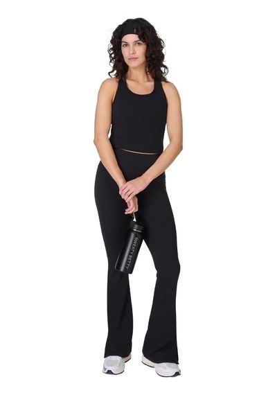 Sweaty Betty Sweaty Betty Power Medium Impact Crop Gym T Kadın Fitness Bra Blk Siyah