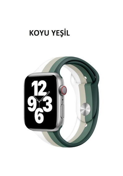 Apple Uyumlu  Watch Kordon 3 4 5 6 7 Se 42 MM 44 MM 45 MM Gökkuşağı Kordon