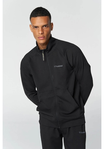 Hummel Evon Zip Siyah Erkek Sweatshirt 921678-2001 Siyah