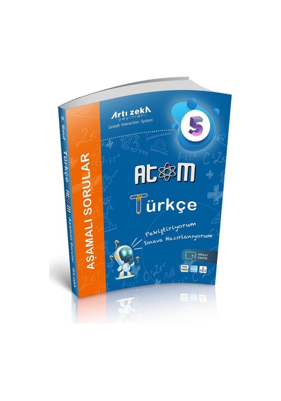 Artı Zeka Yayınları 5. Sınıf Türkçe Atom Aşamalı Soru Bankası