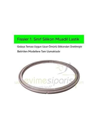 Fissler Yeni Tip Tencere Lastiği 22 CM Silikon Muadil