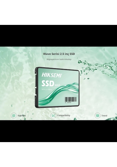 Hiksemi HS-SSD-WAVE(S) 2048 Gb 550-510 Mb/s 2.5 inch SATA3 3D Nand SSD
