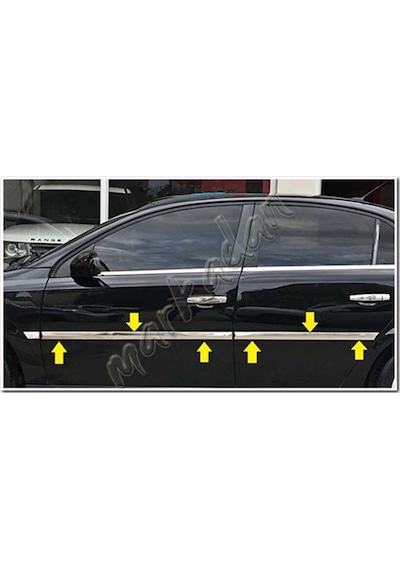 Woc Chrome Opel vectra C Krom Yan Kapı Çıtası 2002-2009 4 Parça P