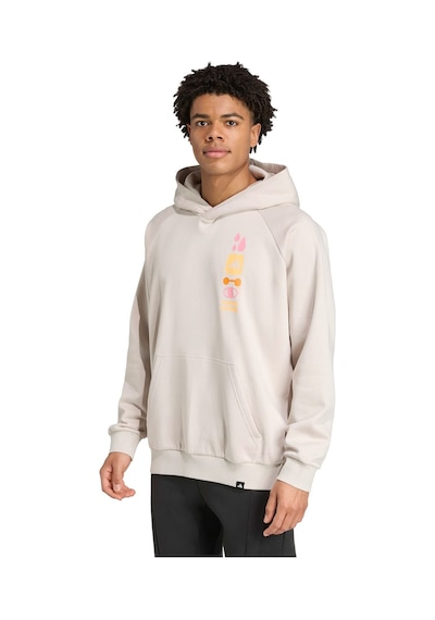 Adidas Gfx Hoodıe Krem Erkek Sweatshirt 000000000102264567 Bej