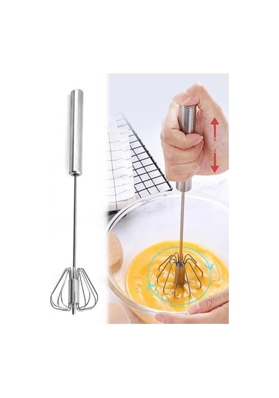 Çelik Basmalı Otomatik Çırpıcı Yumurta Sos Karıştırıcı Çelik Diğer