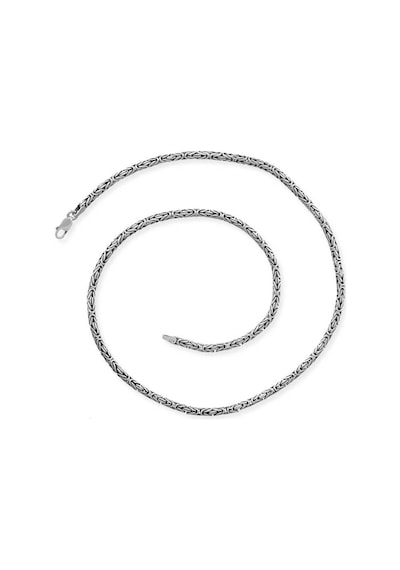 Tesbihane 925 Ayar Gümüş 60 Cm Uzunluk 2 Mm Genişlik 80 Mikron Kalınlık Erkek Kral Zincir