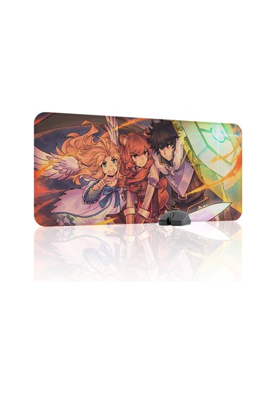 The Rising Of The Shield Hero Dikişli Kauçuk Oyuncu Mousepad V4 - 90x40 Xxl Gaming Mouse Pad