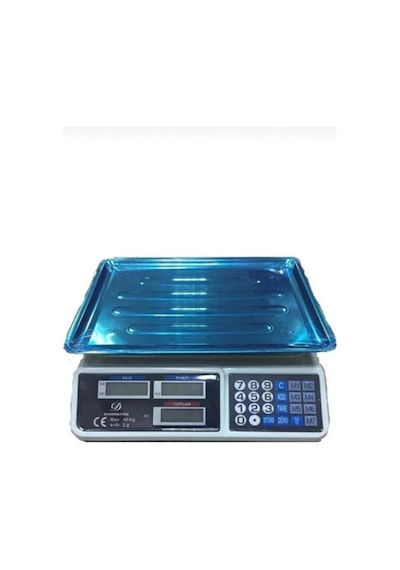 Özel Üretim Hassas Metal Ölçüm Tartısı Elektronik Terazi Bakkal Manav Market Pazarcı Tartısı 40kg