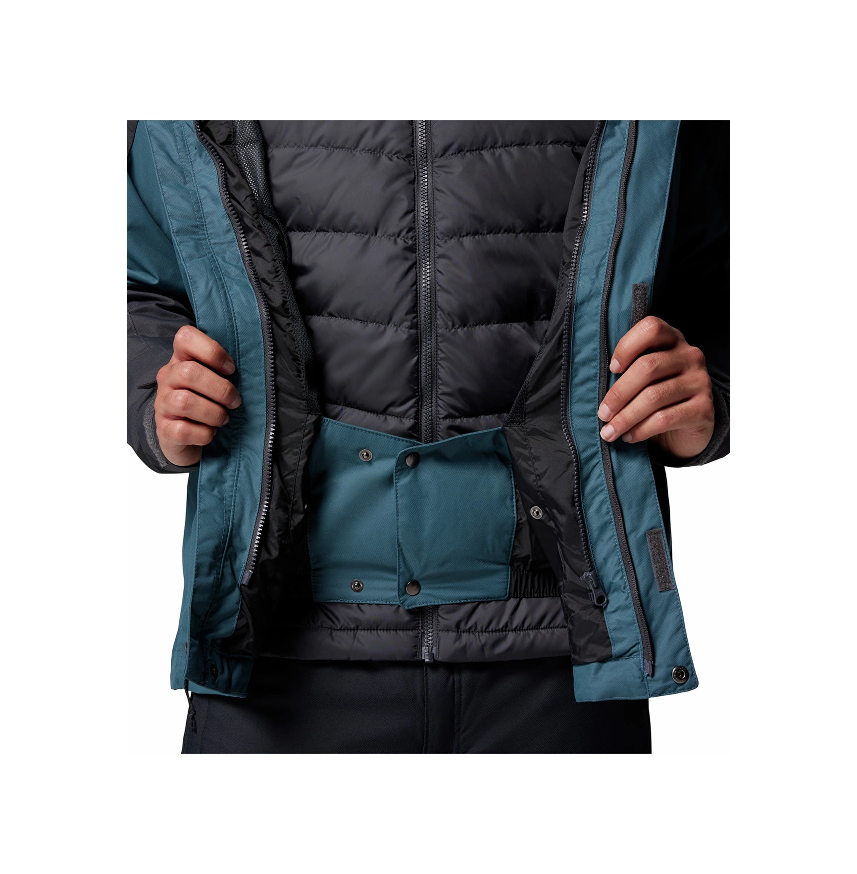 Columbia Whirlibird V Interchange Jacket Mavi Erkek Outdoor Kaya Mont Wm9191 Mavi