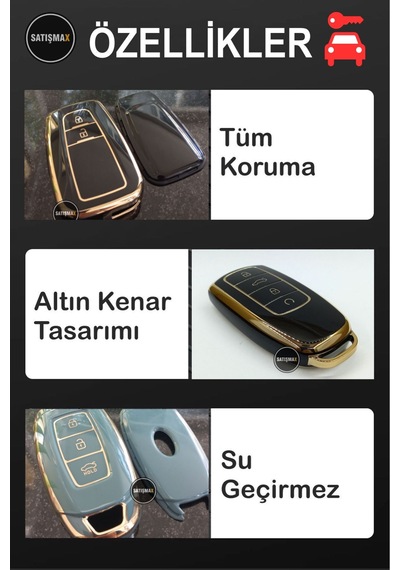 Ford Ecosport Focus Fiesta Mondeo Uyumlu Ranger Puma Anahtar Kılıfı Beyaz Ford Ecosport Focus Fiesta Mondeo Uyumlu Ranger Puma Anahtar Kılıfı Beyaz