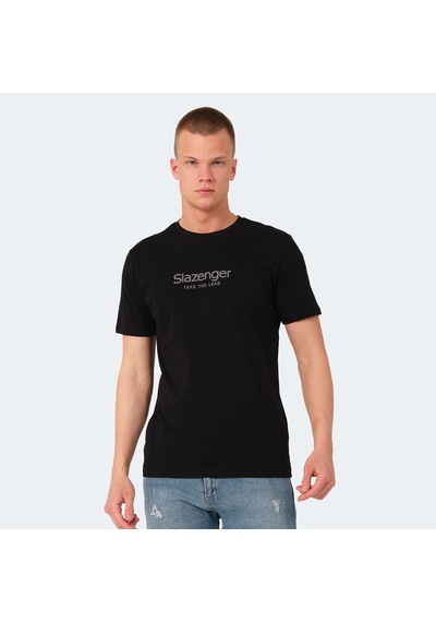 Slazenger VOITTO Erkek  Siyah Tişört