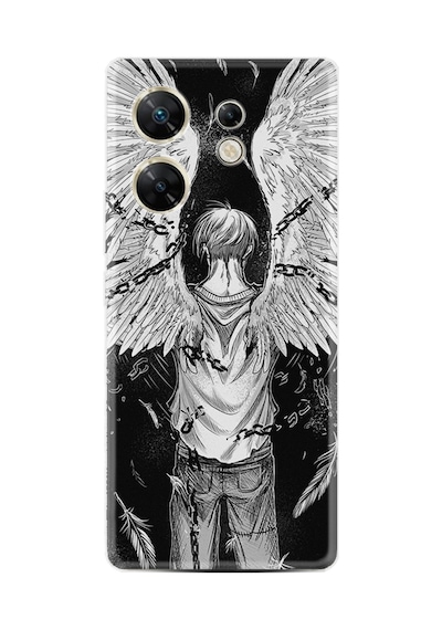 Poco X6 5g Kılıf Desenli Silikon Platinium Series Angel 1883