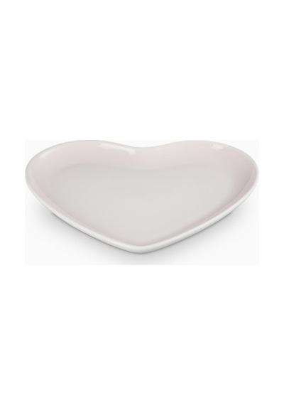 Le Creuset Kalp Şekilli Seramik Servis Tabağı 23 Cm Pembe