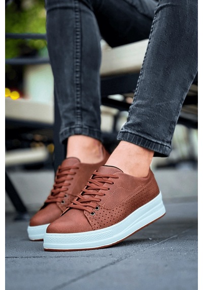Natural Shoes Mn043 - Cbt Cowien Erkek Ayakkabi Taba Taba