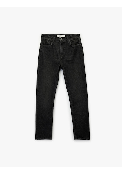 Koton Siyah Kadın Jean Pantolon 6wal40034md Siyah