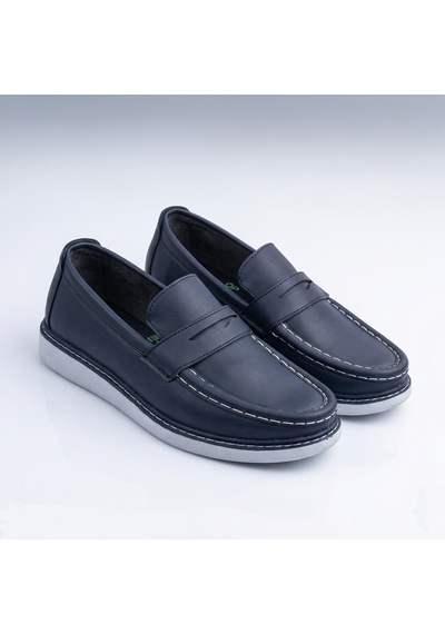 Öztürk Bağcıksız Fiyonk Bant Model Erkek Loafer Ayakkabı Mk-100 Lacivert Öztürk Bağcıksız Fiyonk Bant Model Erkek Loafer Ayakkabı Mk-100 Lacivert