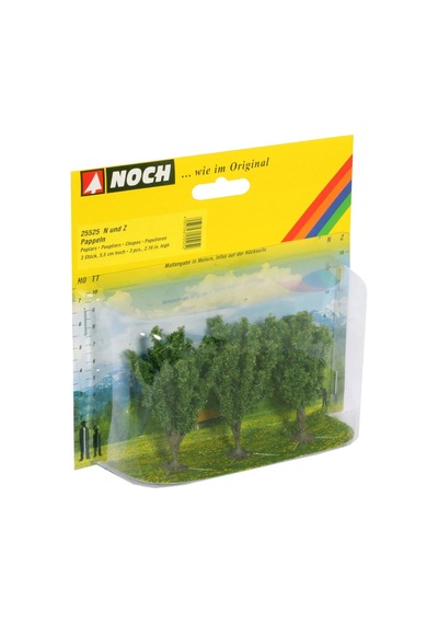 Noch 25525 Kavak Ağaçları, 5,5 Cm. 3 Adet, Diorama Malzemesi-59364