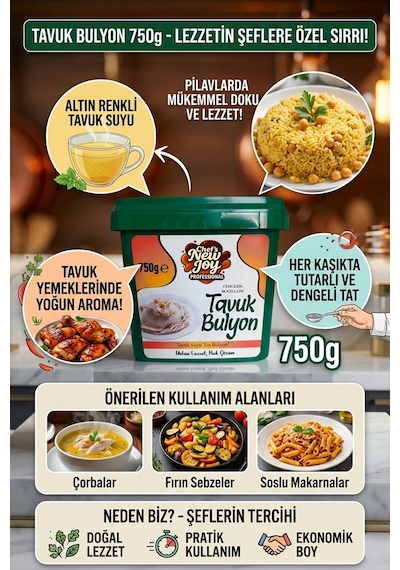 Tavuk Bulyon 750 G X 8 Adet - 1 Koli Koli Bazlı Avantaj Paketi