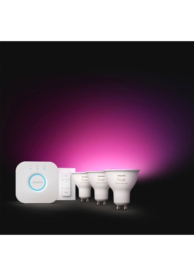 Philips Hue Gu10 Renkli Spot Akıllı Ampul 3'lü Başlangıç Seti